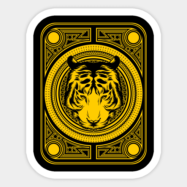 THE TIGER SEALS Sticker by VectorVolt